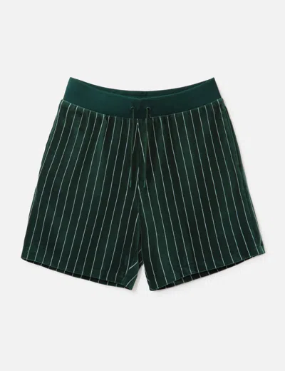 Lacoste Ricky Regal Velvet Bermuda Shorts In Brown