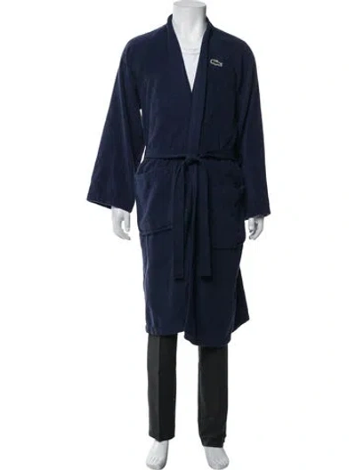 Pre-owned Lacoste Robe In Blue