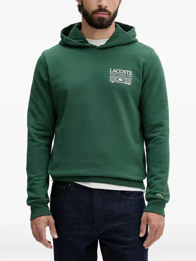 Lacoste Roland-garros Hoodie In Green