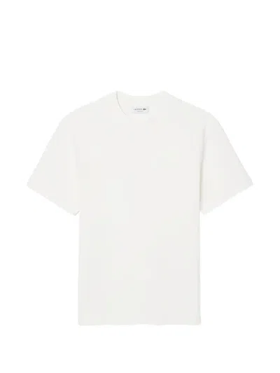 Lacoste Round-neck T-shirt In White