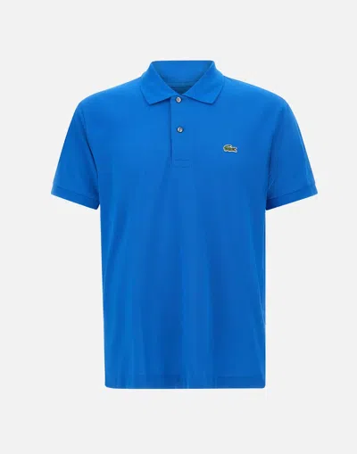 Lacoste Royal Blue Cotton Piquet Polo