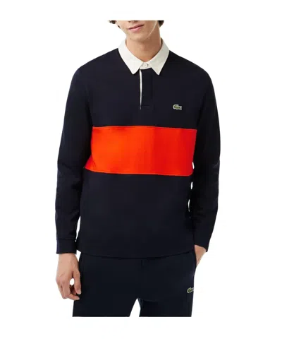 Lacoste Rugby Polo Shirt In Blue