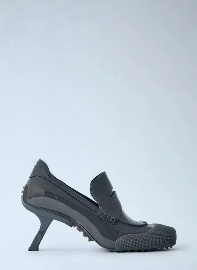 Lacoste Runway Leather Matchday Heels In Gray