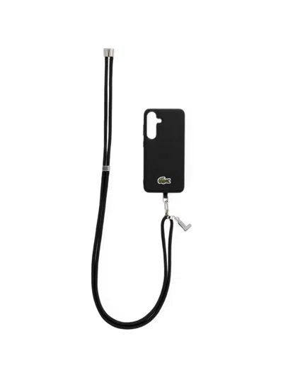 Lacoste Samsung Galaxy S25 Phone Case In Black
