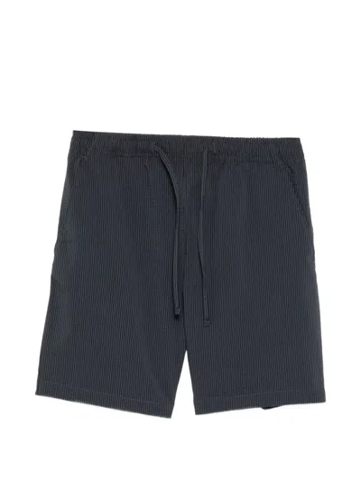 Lacoste Seersucker Shorts In Blue