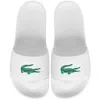 Lacoste Serve 0.0 Sliders White In White