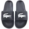 Lacoste Serve 1.0 Sliders Navy In Navy