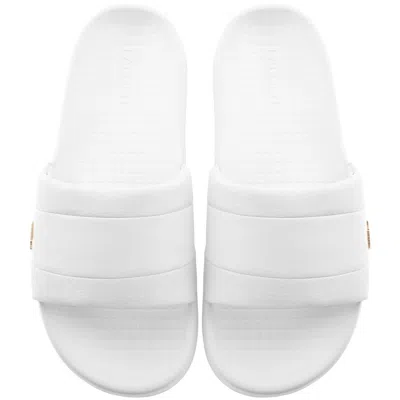 Lacoste Serve Hybrid Sliders White