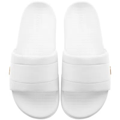Lacoste Serve Hybrid Sliders White