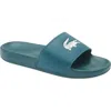 Lacoste Serve Slide Sandal In Green
