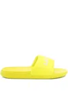 Lacoste Serve Slides In Yellow