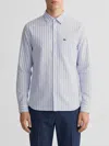 Lacoste Camicia Con Logo In Blue