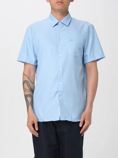 Lacoste Men's Regular Fit Short Sleeve Shirt - 16â½ - 42 In Blue