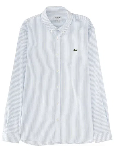 Lacoste Shirt With Logo In Brown