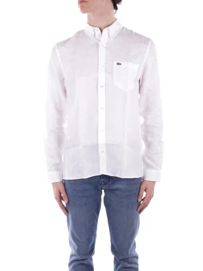 LACOSTE LACOSTE SHIRTS WHITE