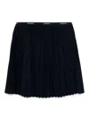 Lacoste Short Pleated Skirt In Blue