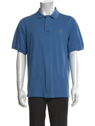 Pre-owned Lacoste Short Sleeve In Blue