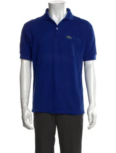 Pre-owned Lacoste Short Sleeve In Blue