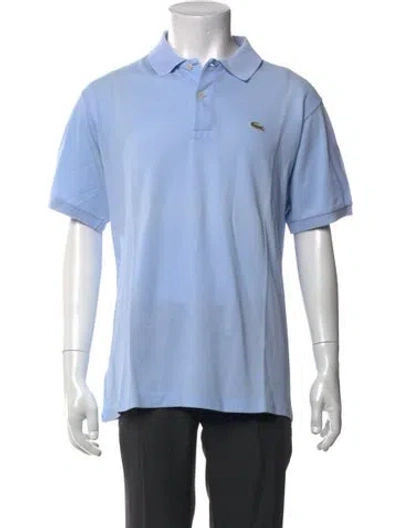 Pre-owned Lacoste Short Sleeve In Blue