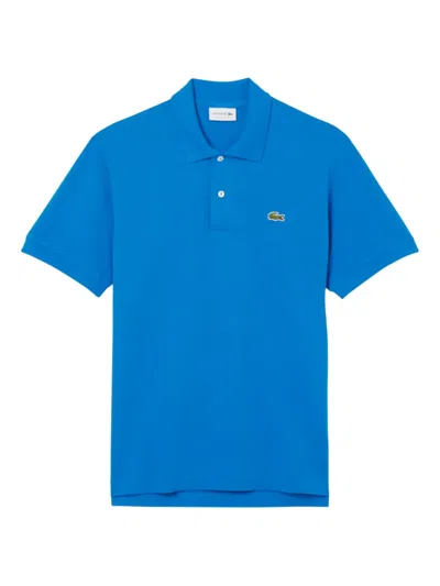 LACOSTE SHORT-SLEEVE LOGO-EMBROIDERED POLO SHIRT