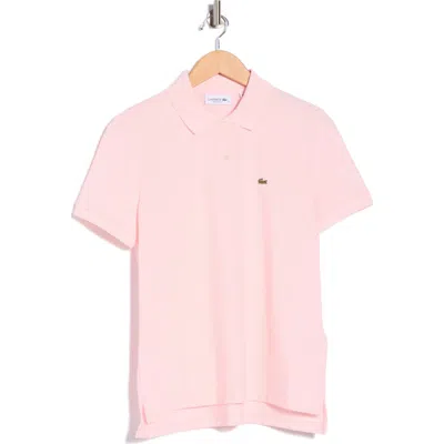 Lacoste Short Sleeve Polo In Pink