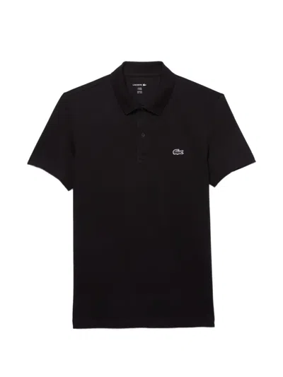 Lacoste Short-sleeve Polo Shirt In Black