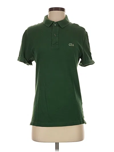 Pre-owned Lacoste Short Sleeve Polo Shirt In Green