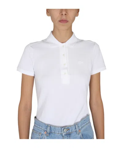 Lacoste Short Sleeve Polo Shirt In White