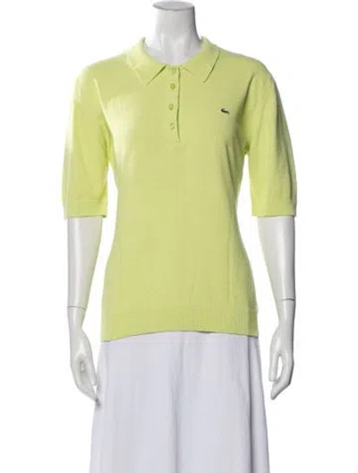 Pre-owned Lacoste Short Sleeve Polo W/ Tags In Green
