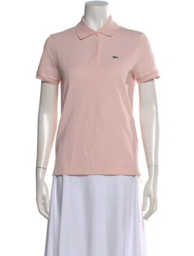 Pre-owned Lacoste Short Sleeve Polo W/ Tags In Pink