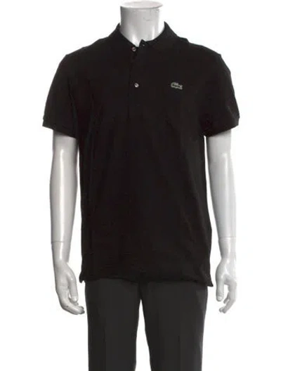 Pre-owned Lacoste Short Sleeve Shirt In Black
