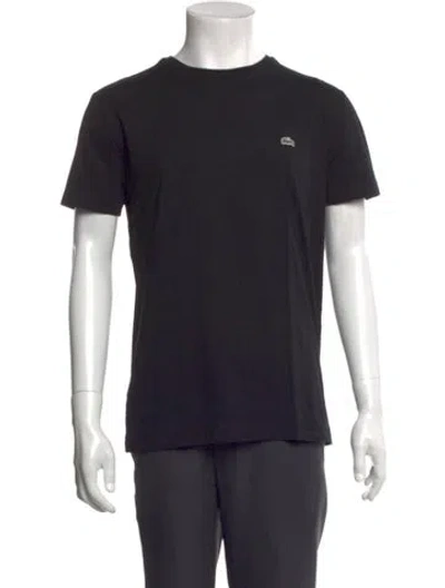 Pre-owned Lacoste Short Sleeve Shirt In Black