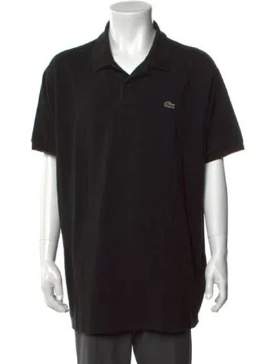 Pre-owned Lacoste Short Sleeve Shirt In Black