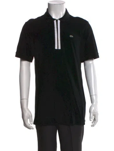 Pre-owned Lacoste Short Sleeve Shirt In Blue