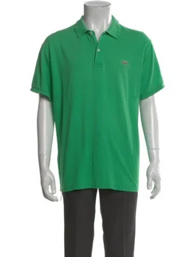 Pre-owned Lacoste Short Sleeve Shirt In Green