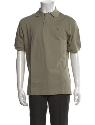 Pre-owned Lacoste Short Sleeve Shirt In Green