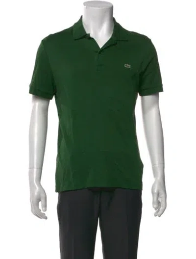 Pre-owned Lacoste Short Sleeve Shirt In Green