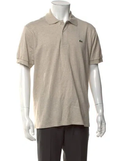Pre-owned Lacoste Short Sleeve Shirt In Neutrals