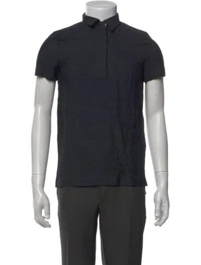 Pre-owned Lacoste Short Sleeve Shirt W/ Tags In Blue