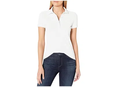 Lacoste Short Sleeve Slim Fit Strech Pique Polo In White