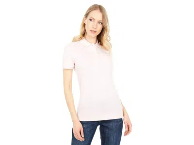 Lacoste Short Sleeve Slim Fit Stretch Pique Polo Women's Clothing Nidus: 8 (eur 40) In Pink