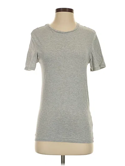 Pre-owned Lacoste Short Sleeve T-shirt In Gray