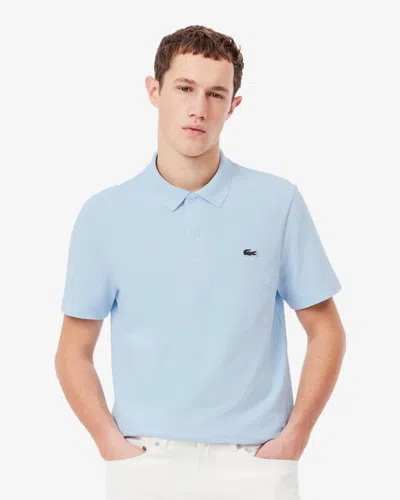 Lacoste Short Sleeved Mens Polo Shirt In Blue