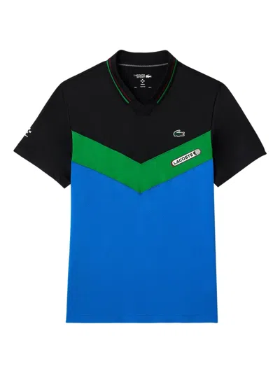 Lacoste Short-sleeved Polo Shirt In Blue