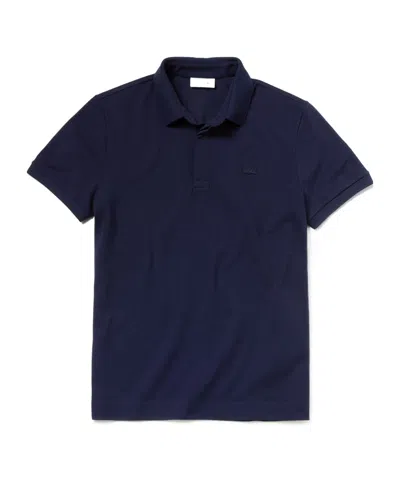 Lacoste Short-sleeved Polo Shirt In Black