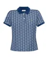 Lacoste Women's Slim Fit Monogram Polo Dress - 32 In Blue