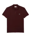 Lacoste Classic L12.12 Polo Dark Burgundy In Brown
