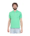 Lacoste Logo-patch Short-sleeve Polo Shirt In Green