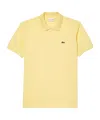 Lacoste L.12.12 Logo-embroidered Polo Shirt In Nude