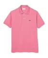 Lacoste Short-sleeved Polo Shirt In Pink